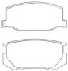 AISIN ASN-2002 Brake Pad Set, disc brake